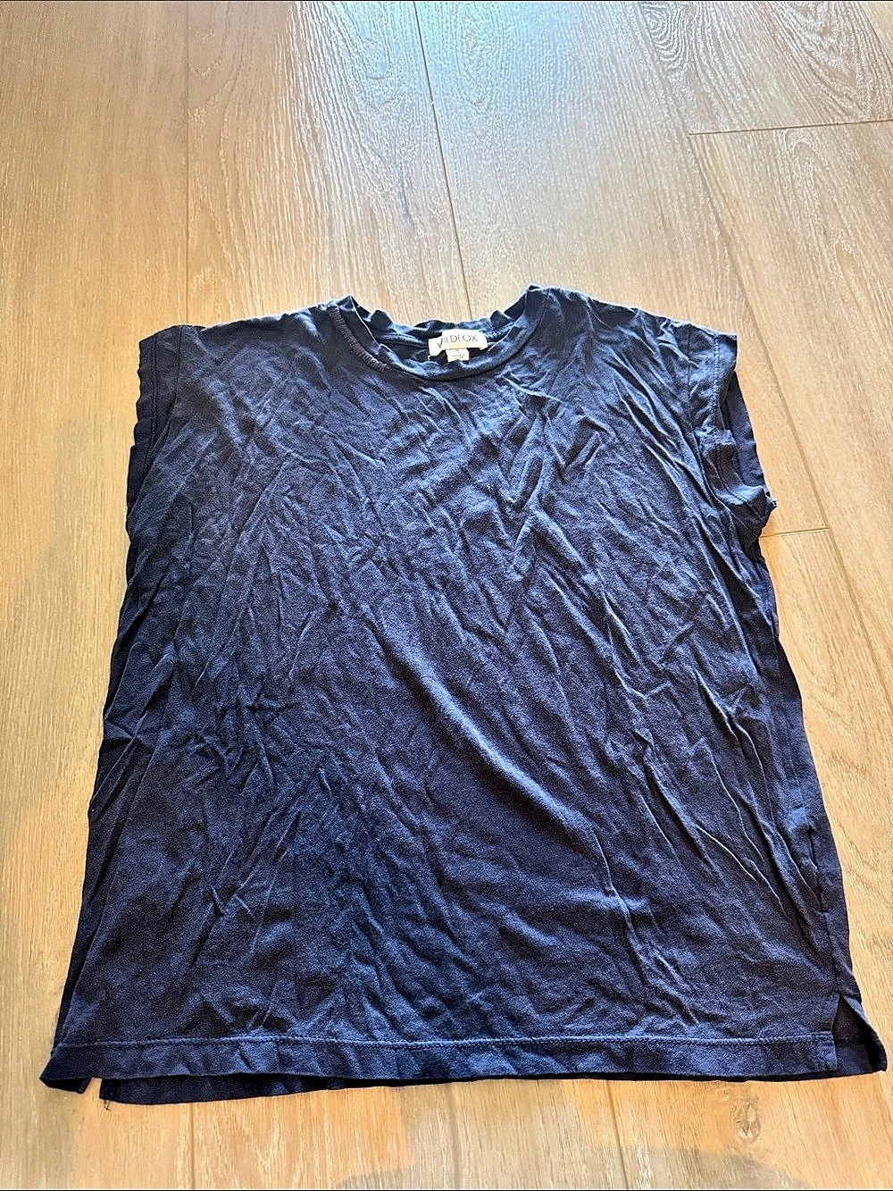 Wildfox Short Sleeve Tee in Navy